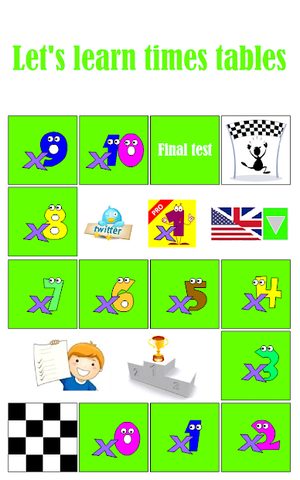 Screenshot 17: Times tables