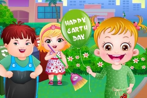 Screenshot 1: Baby Hazel Earth Day