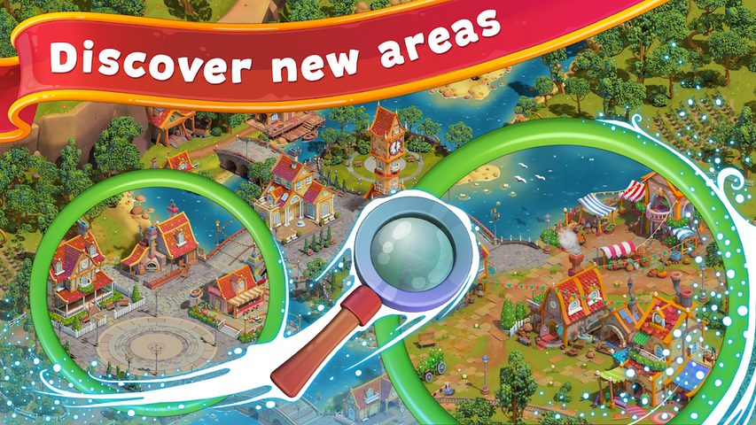 Screenshot 2: Gem Valley - Match & Restore