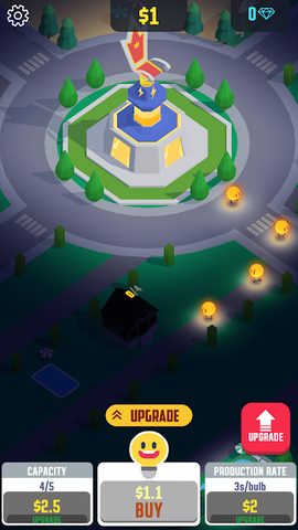 Screenshot 2: Idle Light City: Clicker Games