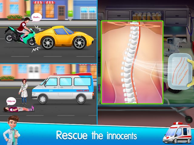 Screenshot 3: Ambulance Doctor Hospital Game