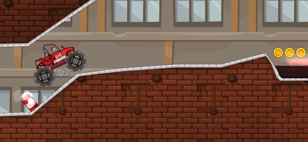 Screenshot 1: Hill Climb Racing 9+