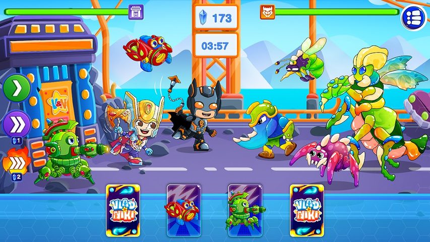 Screenshot 2: Vlad and Niki Superheroes