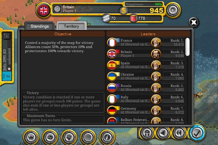 Screenshot 7: Demise of Nations