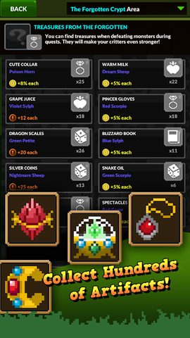Screenshot 4: Crypt Critters - Idle Monster Game