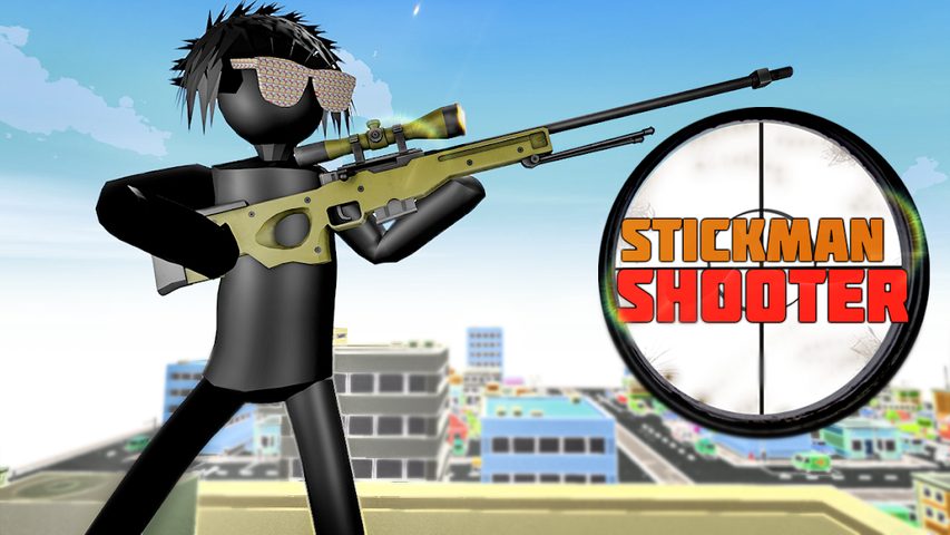Screenshot 1: Stickman Sniper Shooter games