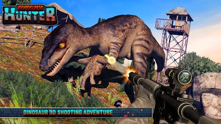 Screenshot 1: Shooting Games - Dinosaur FPS