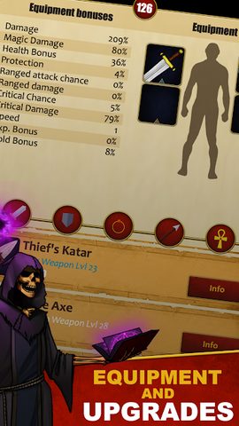 Screenshot 3: Infinite Dungeons( Clicker / Idle  RPG )