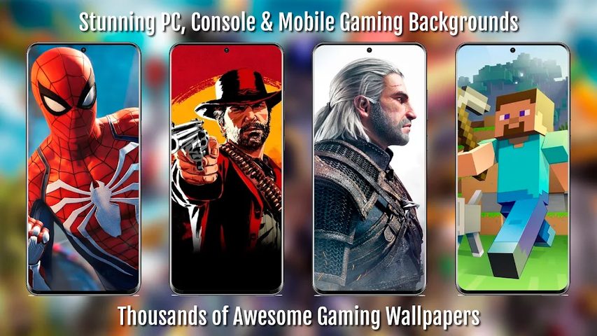 Screenshot 2: Gaming Wallpapers Full HD / 4K