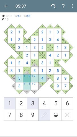 Screenshot 6: Kakuro (Cross Sums) - Classic