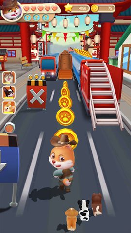 Screenshot 9: Talking Pet Gold Run