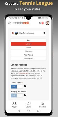 Screenshot 4: TennisCall: Tennis Player app