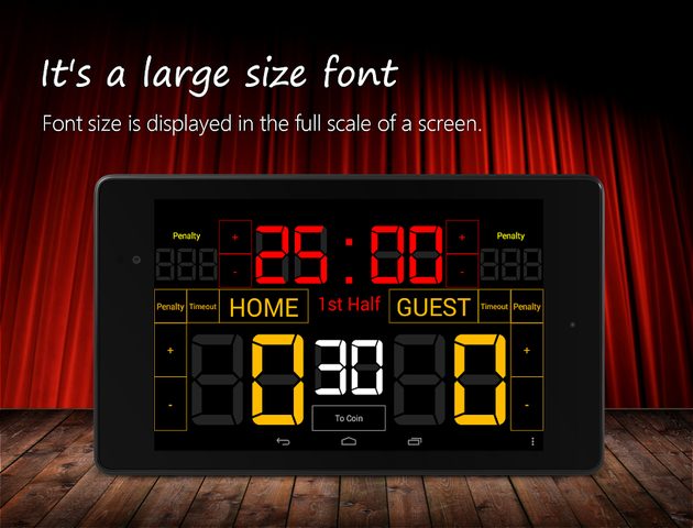 Screenshot 1: Scoreboard Lacrosse
