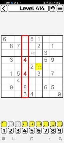 Screenshot 1: Sudoku