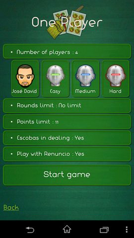 Screenshot 2: Escoba / Broom cards game