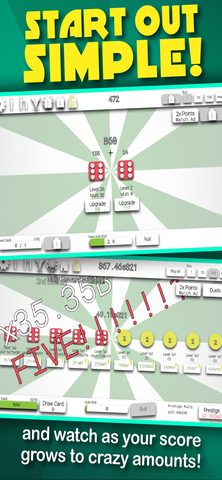 Screenshot 1: Idle Dice: Incremental Game 4+