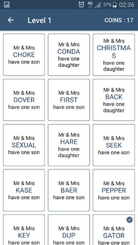 Screenshot 2: Mr & Mrs have a son