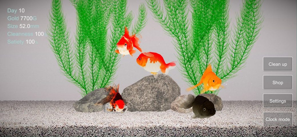 Screenshot 2: Goldfish 3D Relaxing Aquarium