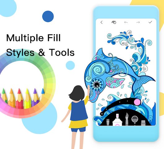 Screenshot 5: Spin Coloring 2019: Coloring Pages via Wheel Spin