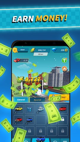 Screenshot 3: Merge Racing 2021