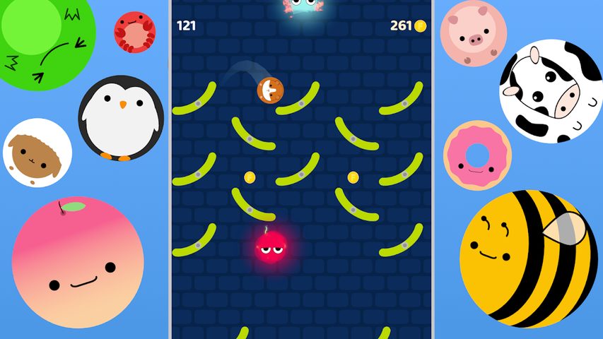 Screenshot 6: Flip Shapes – Bouncing, Rolling, Falling Fun!