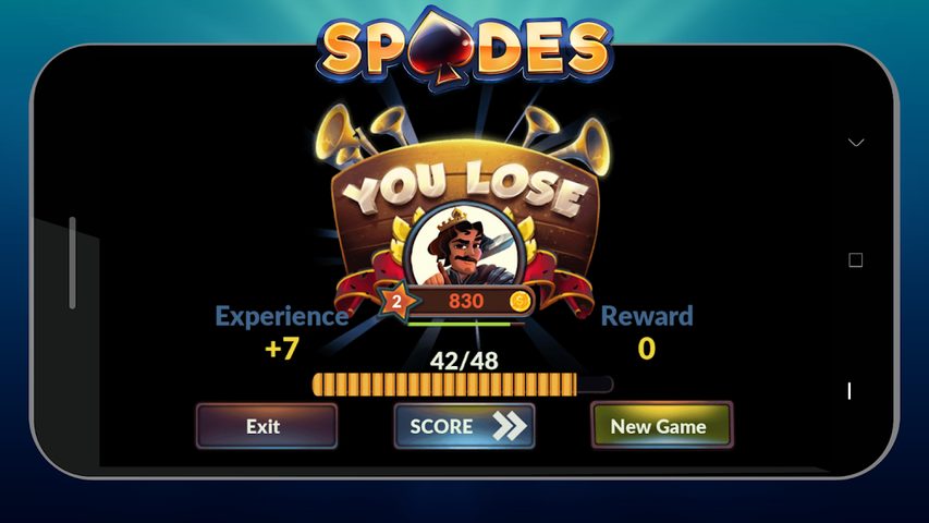 Screenshot 8: Spades Offline - Card Game
