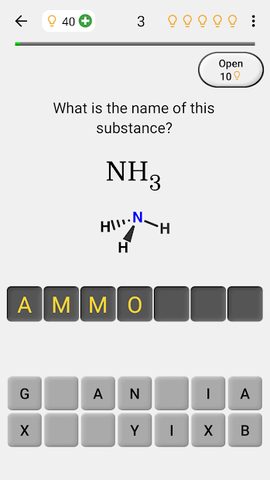 Screenshot 1: Chemical Substances: Organic & Inorganic Chemistry