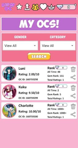 Screenshot 13: Rate My OC