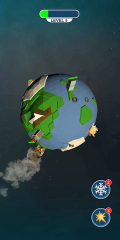 Screenshot 4: Planets And Meteors
