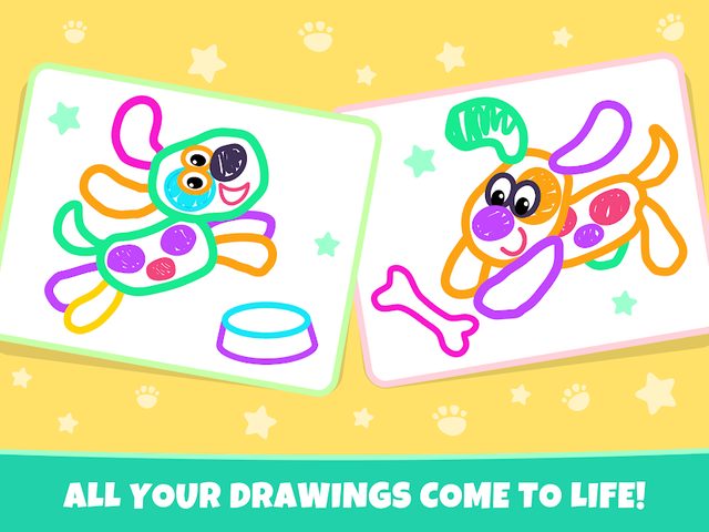 Screenshot 20: Pets Drawing for Kids and Toddlers games Preschool