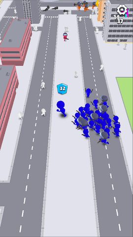 Screenshot 2: Crowd War: io survival games