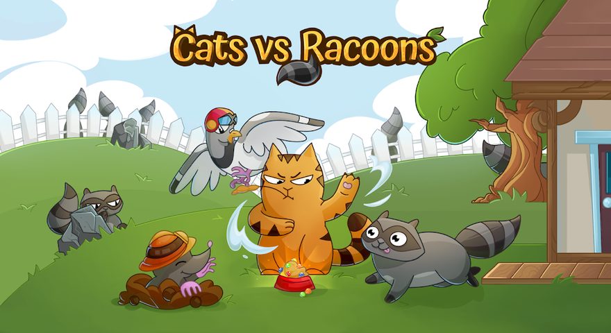Screenshot 16: Cats vs Raccoons