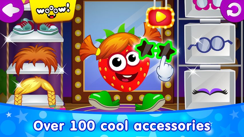 Screenshot 10: Funny Food DRESS UP games for toddlers and kids!😎