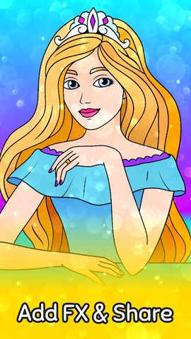 Screenshot 13: Princess Coloring Game