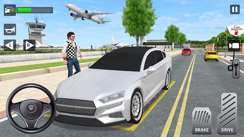 Screenshot 1: City Taxi Driving 3D Simulator