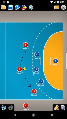 Screenshot 4: Coach Tactic Board: Handball
