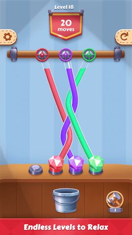Screenshot 2: Tangle Fun 3D- Untie all knots