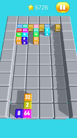 Screenshot 5: Chain Cube Merge: Tetris 2048