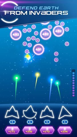 Screenshot 2: Non-Stop Space Defense - Infin