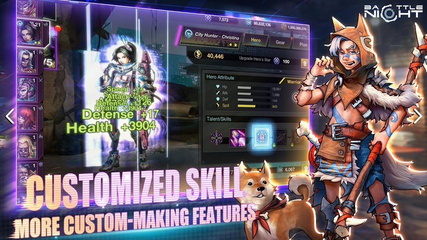 Screenshot 4: Battle Night: Cyberpunk RPG