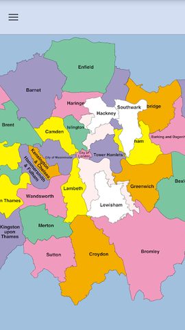 Screenshot 1: London Map Puzzle