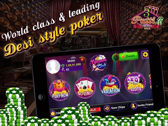 Screenshot 1: Teen Patti Tycoon Gold Indian Poker