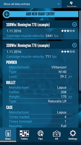 Screenshot 23: Vihtavuori Reload