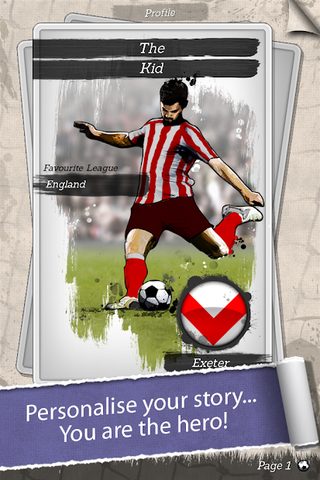 Screenshot 1: New Star Soccer G-Story (Chapters 1 to 3)