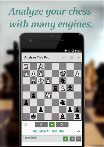 Screenshot 1: Chess - Analyze This (Free)