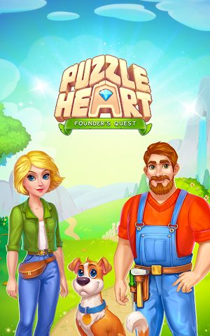 Screenshot 1: Puzzle Heart Match-3 in a Row