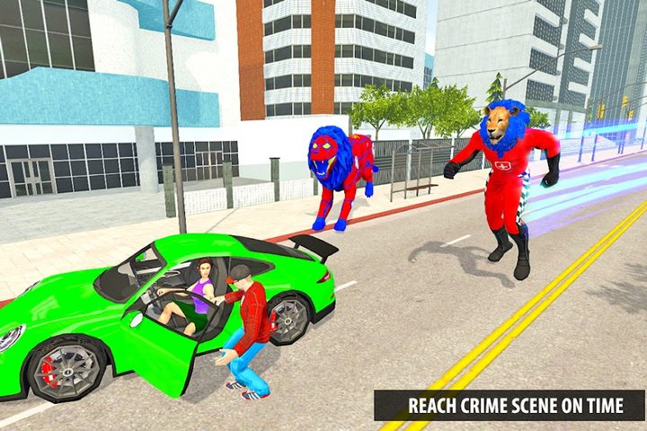 Screenshot 9: Police Lion Robot Superhero: Super Speed Hero Game