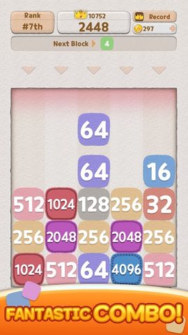 Screenshot 4: Drop Merge® - Number puzzle & Offline games