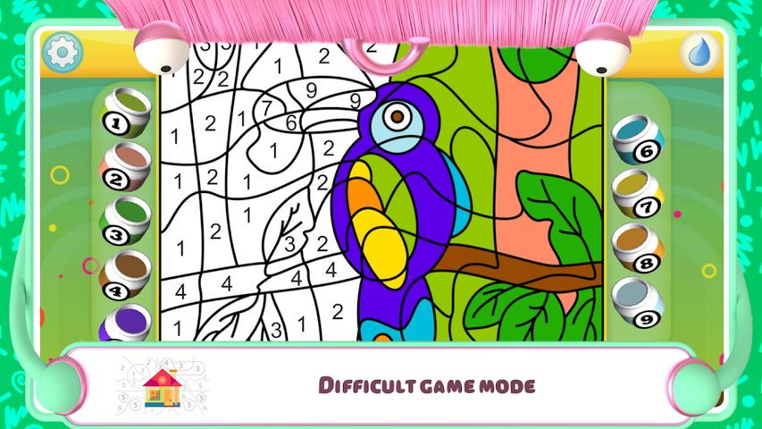 Screenshot 4: Color by Numbers - Animals