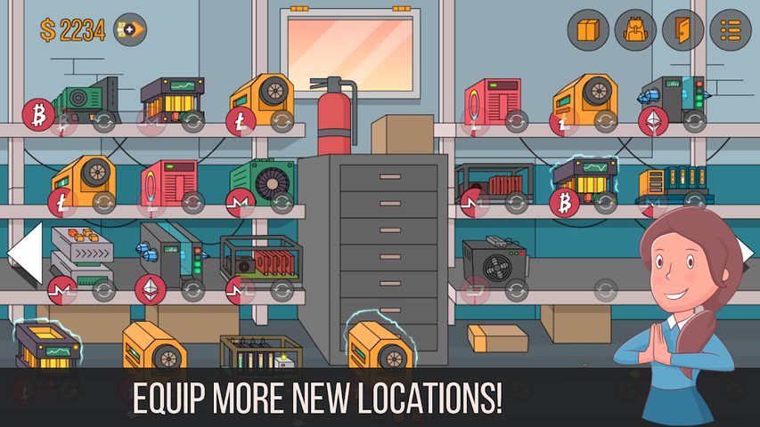 Screenshot 5: Idle Miner Simulator - Tap Tap Bitcoin Tycoon